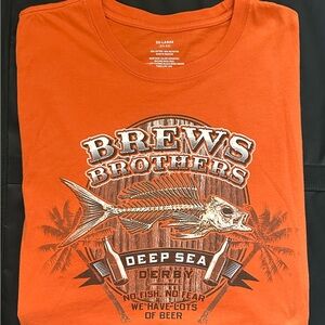 Orange Graphic T-Shirt Men’s Size XL